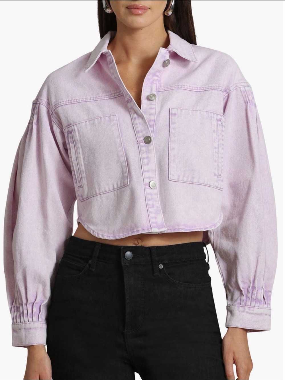 Avec Les Filles Just Denim Shacket